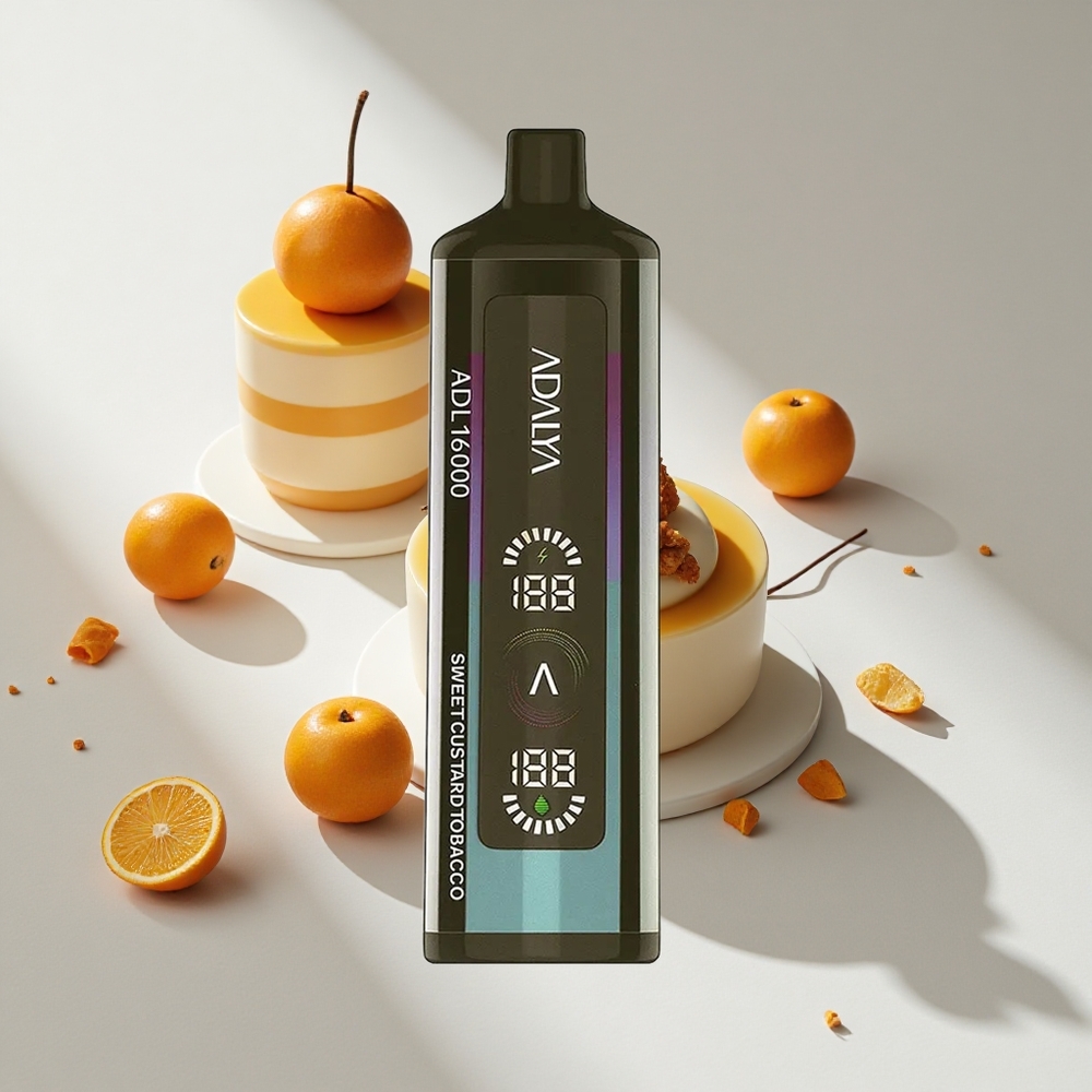Adalya ADL 16000 PRO Sweet Custard Tobacco Disposable Vape