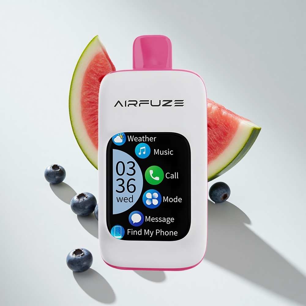 AirFuze Smart 30000 Puffs Disposable Vape Blueberry Watermelon Touch Screen