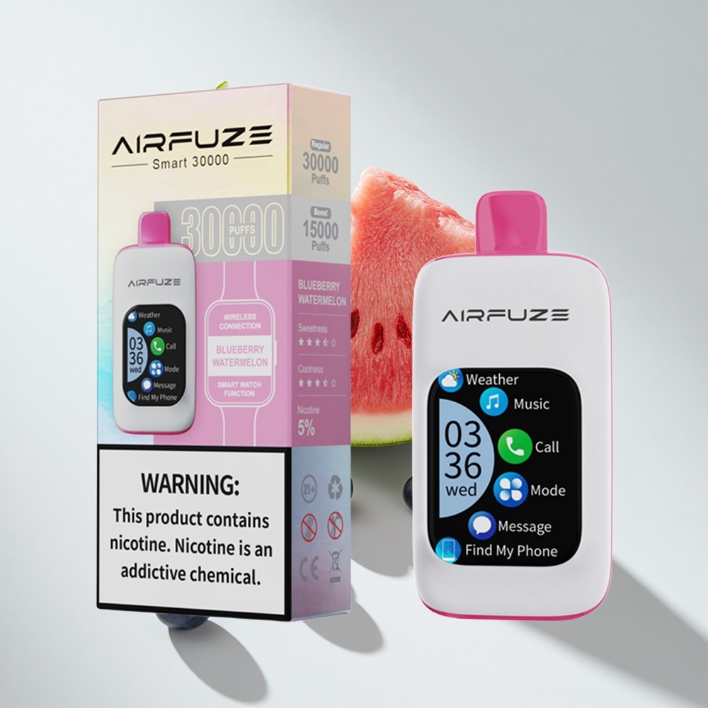 AirFuze Smart 30000 Puffs Disposable Vape Blueberry Watermelon Touch Screen