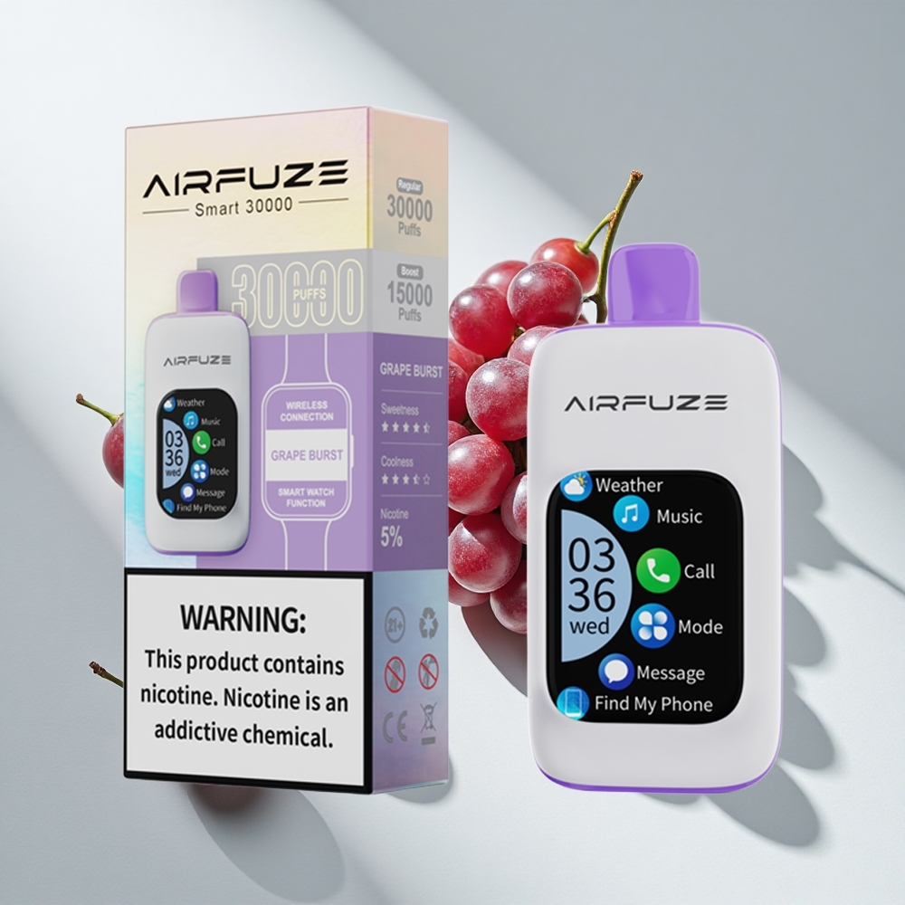 AirFuze Smart 30000 Puffs Disposable Vape Grape Burst