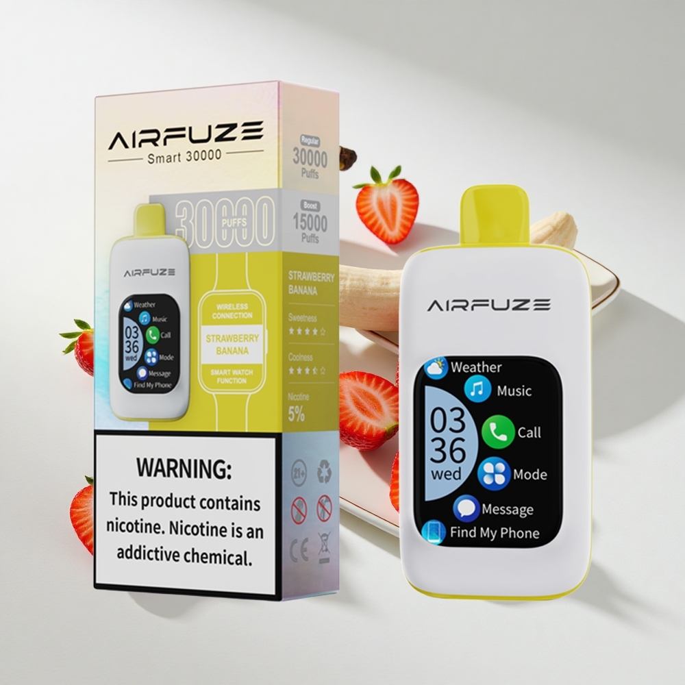 AirFuze Smart 30000 Puffs Strawberry Banana Disposable Vape