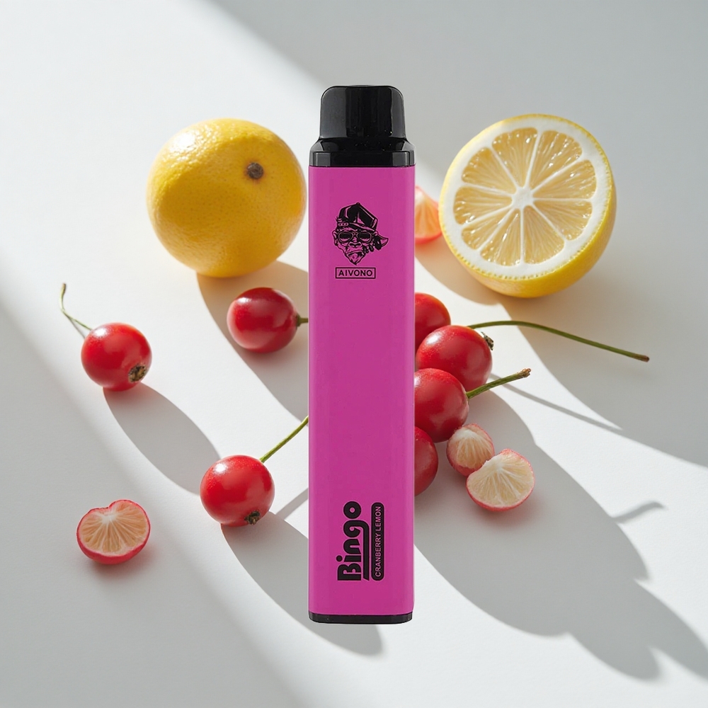 Aivono Aim Bingo 4000 Puffs Cranberry Lemon Disposable Vape