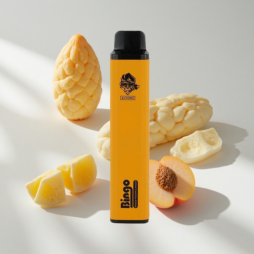 Aivono Aim Bingo 4000 Puffs Pineapple Peach Disposable Vape
