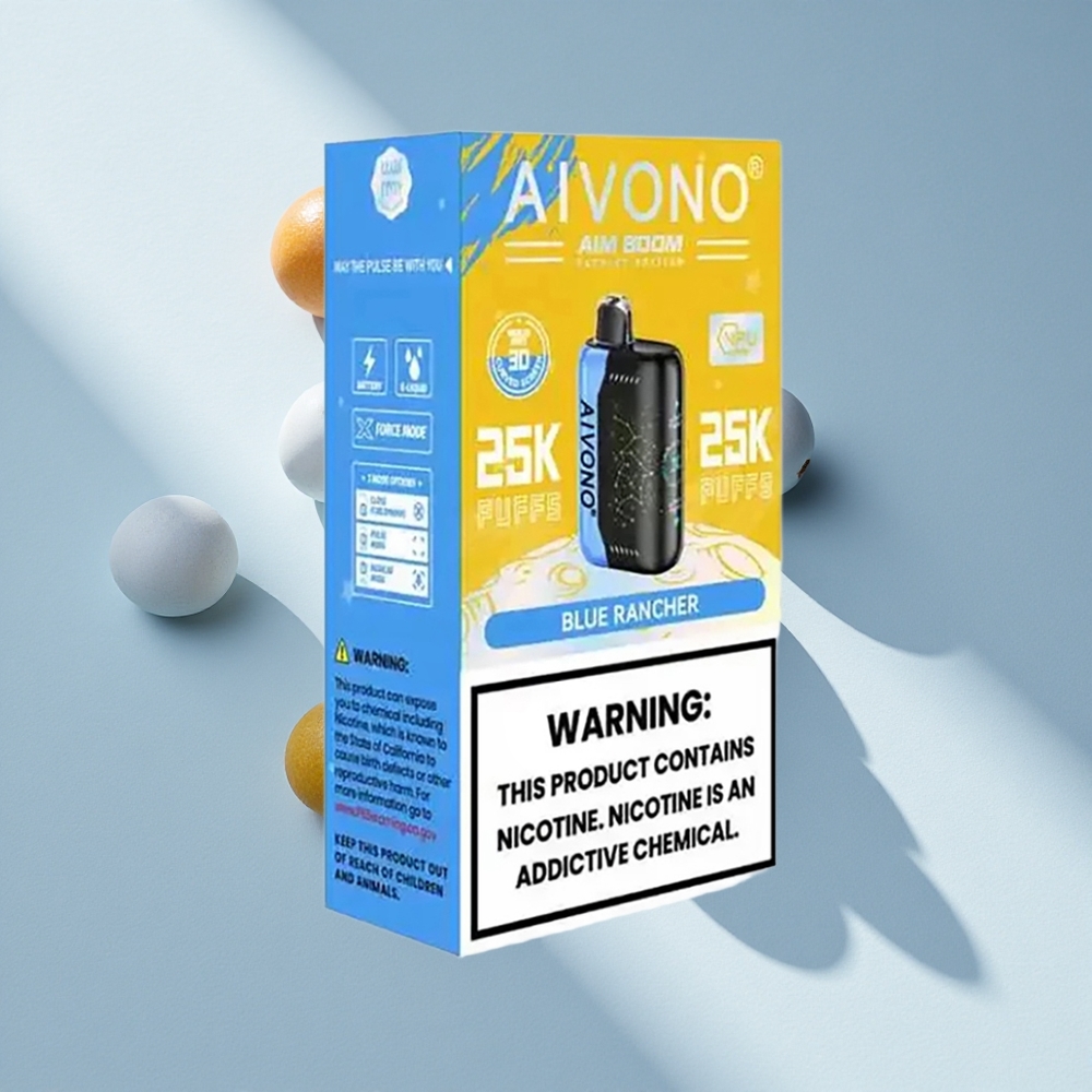 Aivono Aim Boom 25000 Puffs Blue Rancher Disposable Vape