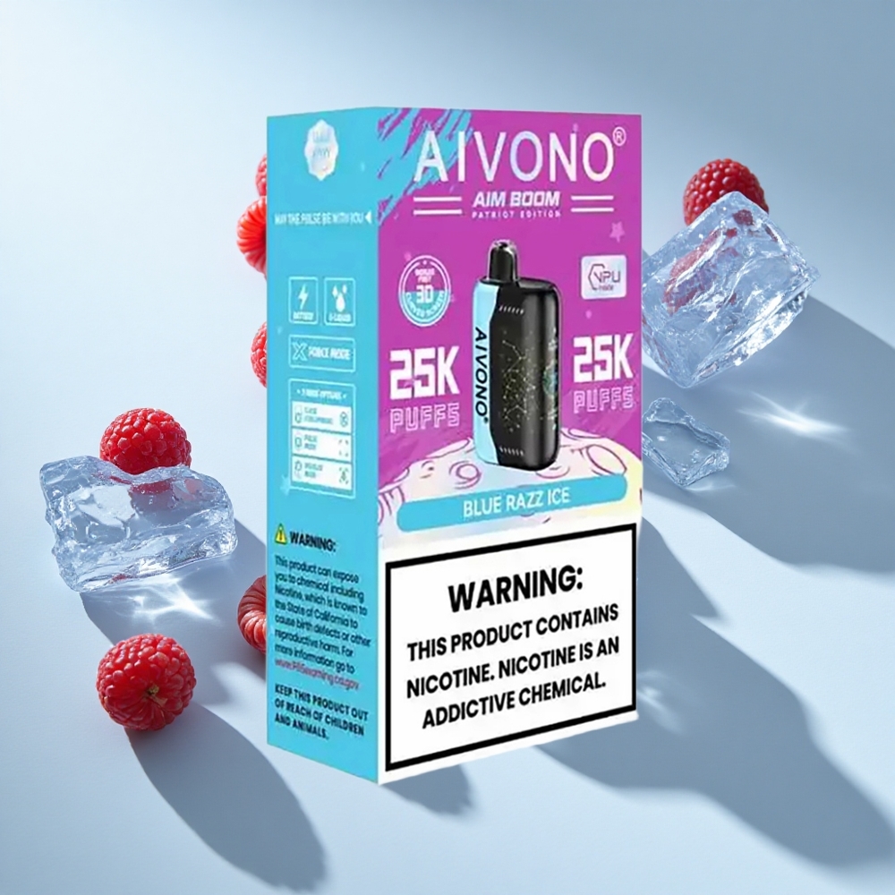 Aivono Aim Boom 25000 Puffs Blue Razz Ice