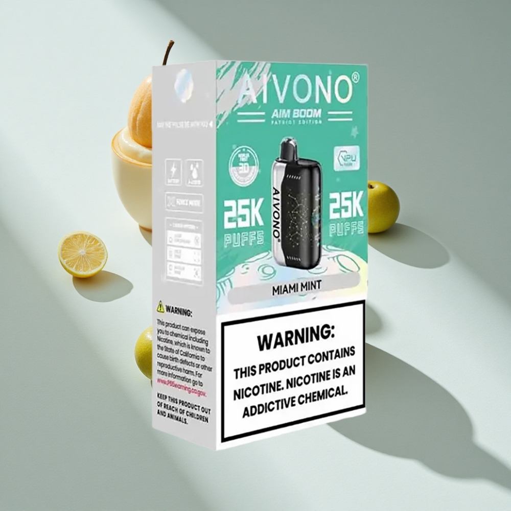 Aivono Aim Boom 25000 Puffs Disposable Vape Miami Mint