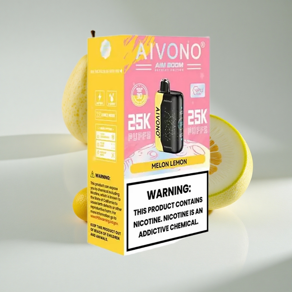 Aivono Aim Boom 25000 Puffs Melon Lemon Disposable Vape
