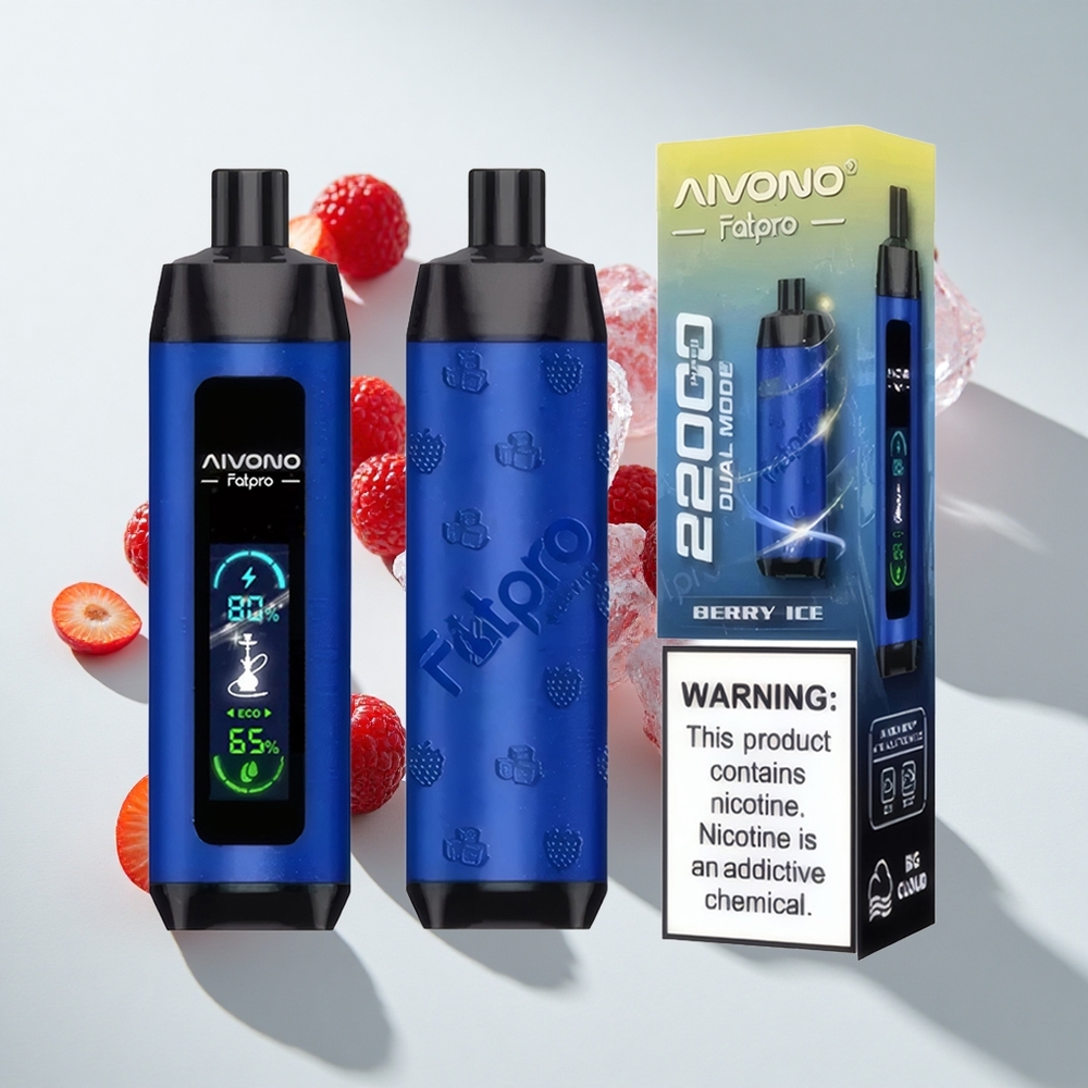 Aivono AIM FATPRO 22000 Berry Ice Disposable Vape 28ml E-liquid