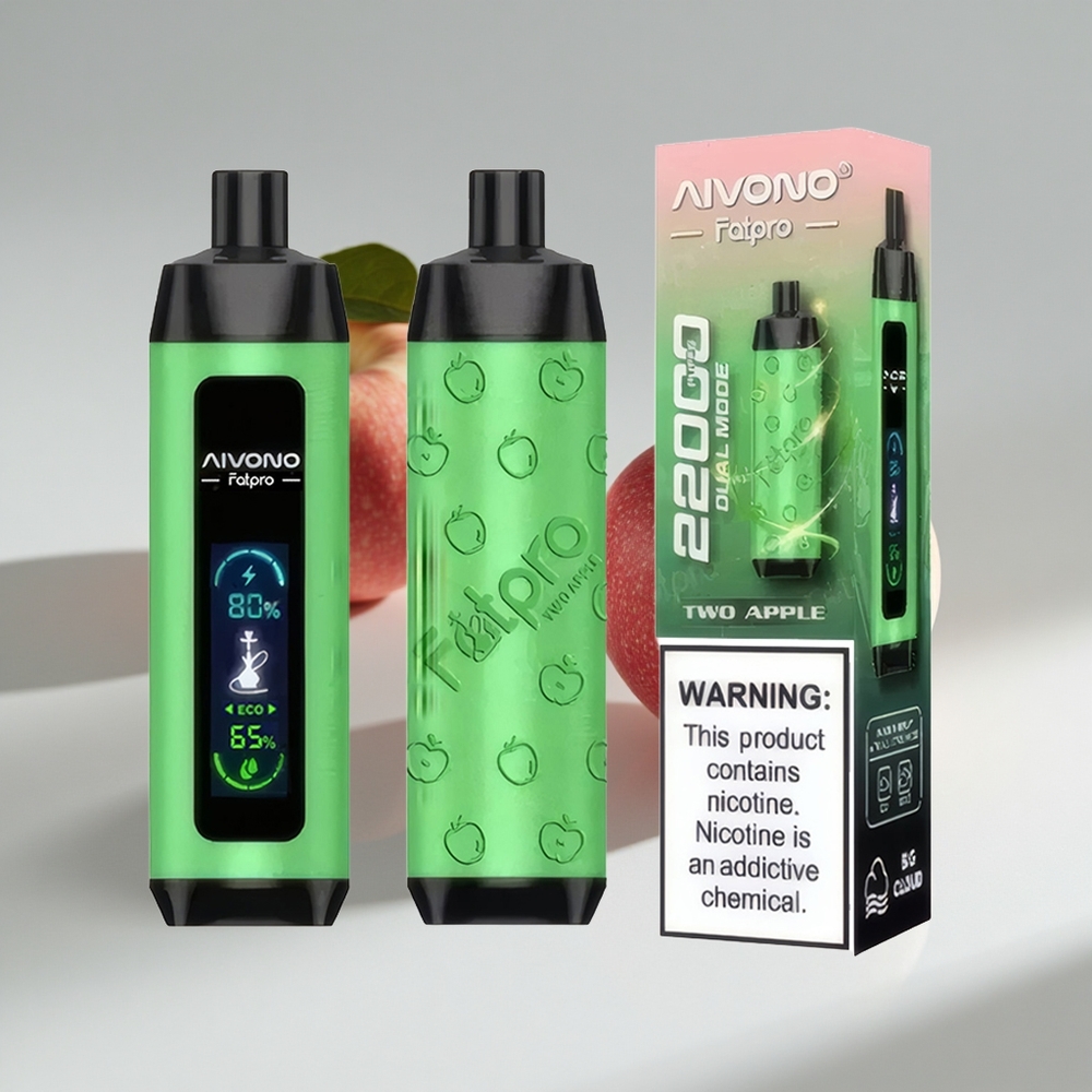 Aivono AIM FATPRO 22000 Puffs Two Apple Rechargeable