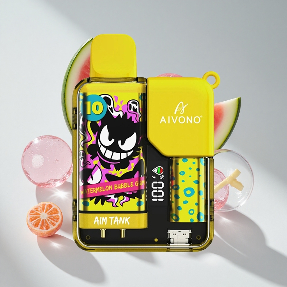 Aivono AIM-TANK 9500 Puffs Watermelon Bubble Gum Disposable Vape