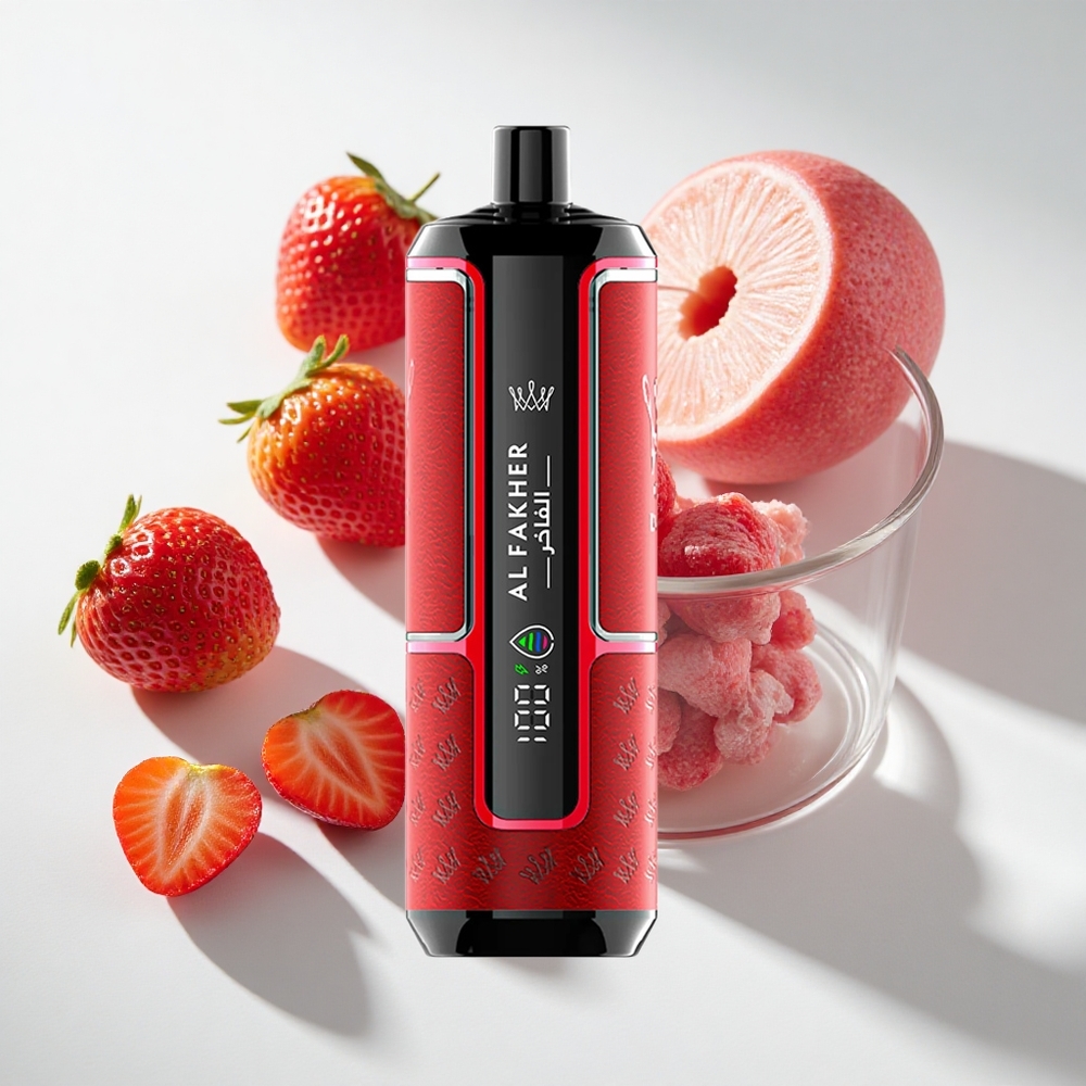 Al Fakher Crown Bar 15K Hypermax 22ml Strawberry Punch Disposable Vape