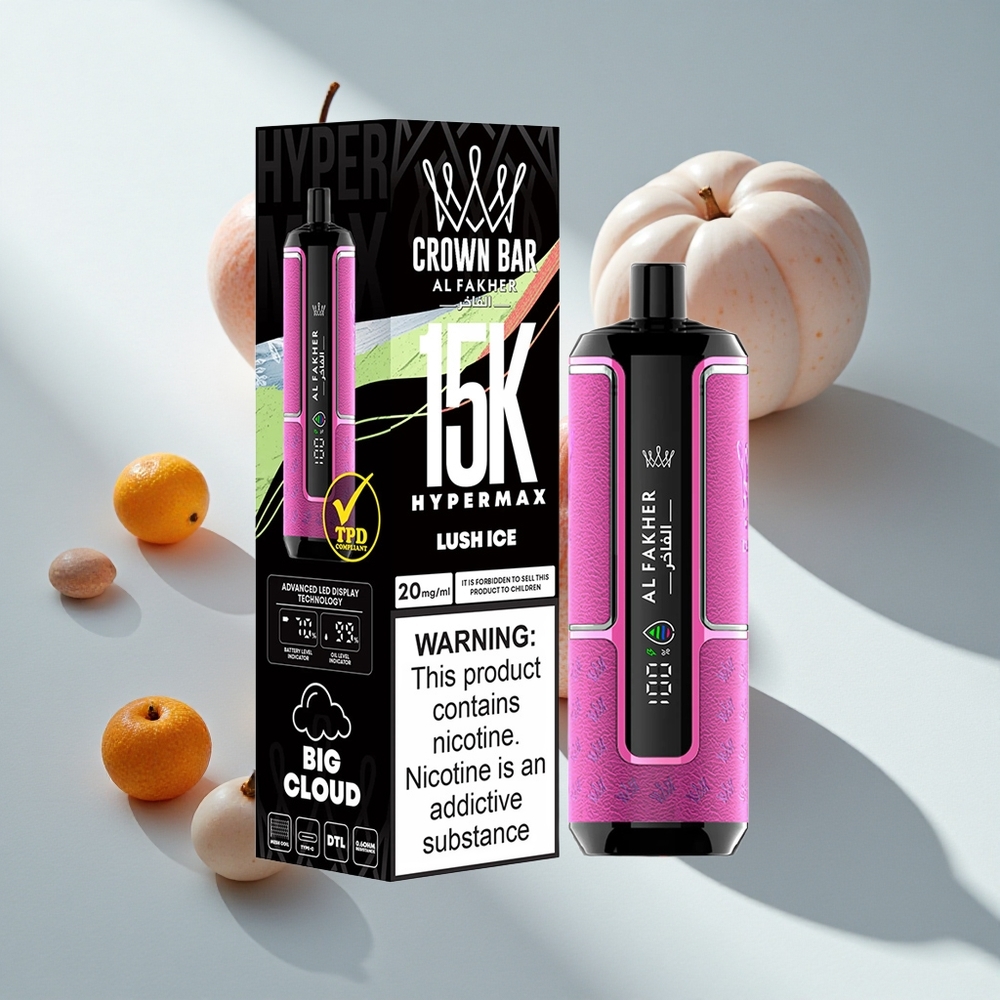 Al Fakher Crown Bar 15K Hypermax DTL Luch Ice