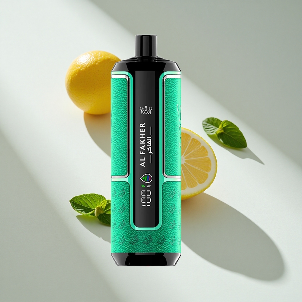 Al Fakher Crown Bar 15K Hypermax Lemon Mint Disposable Vape Kit