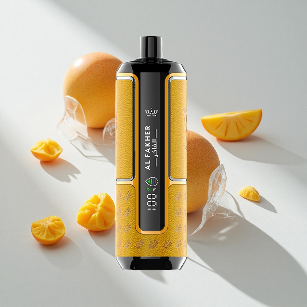 Al Fakher Crown Bar 15K Hypermax Mango Ice Disposable Vape Kit