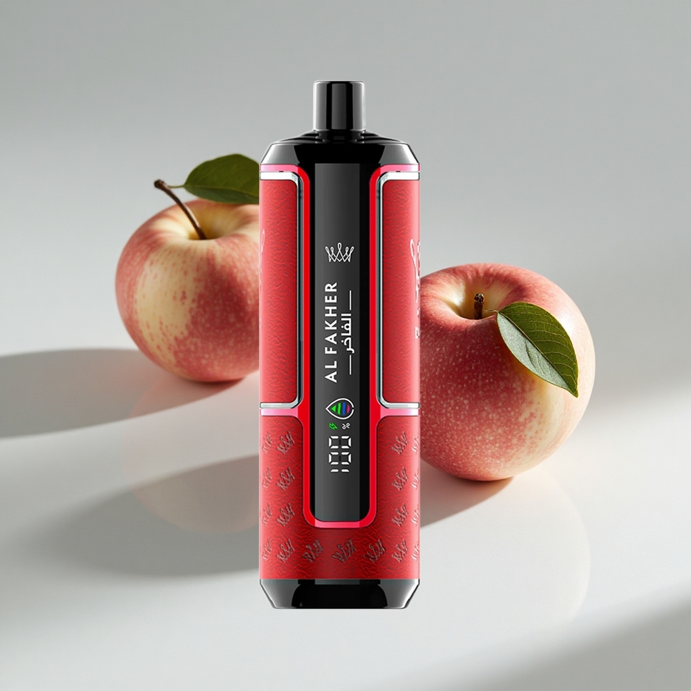 Al Fakher Crown Bar 15K Hypermax Portable Two Apple