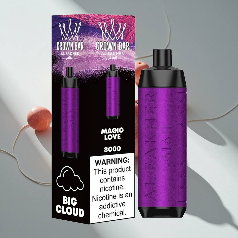 Al Fakher Crown Bar 8000 Crystal Magic Love Disposable Vape