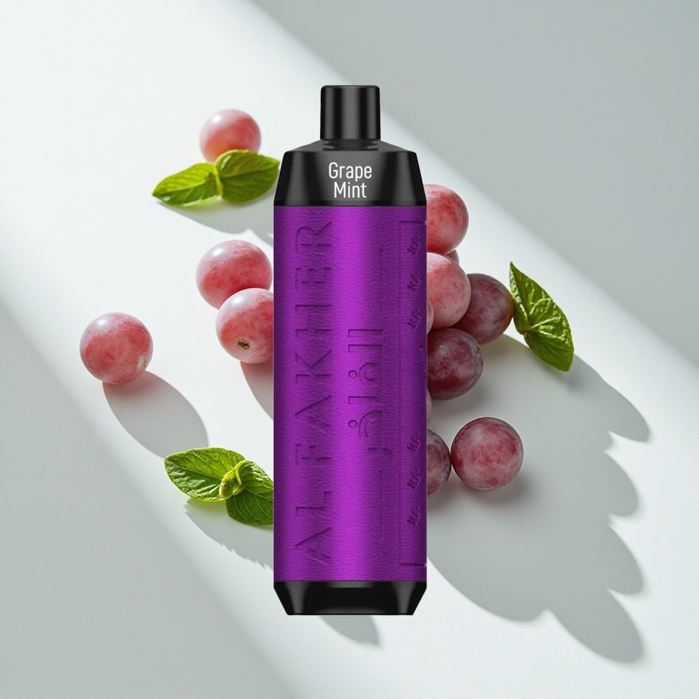 Al Fakher Crown Bar 8000 Grape Mint Disposable Vape 18ml