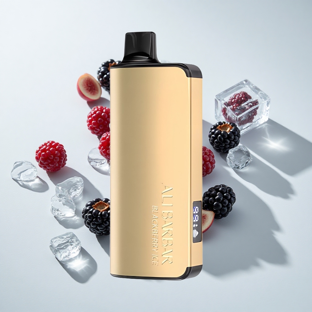 Alibarbar Ingot 9000 Puffs LED Display Blackberry Ice