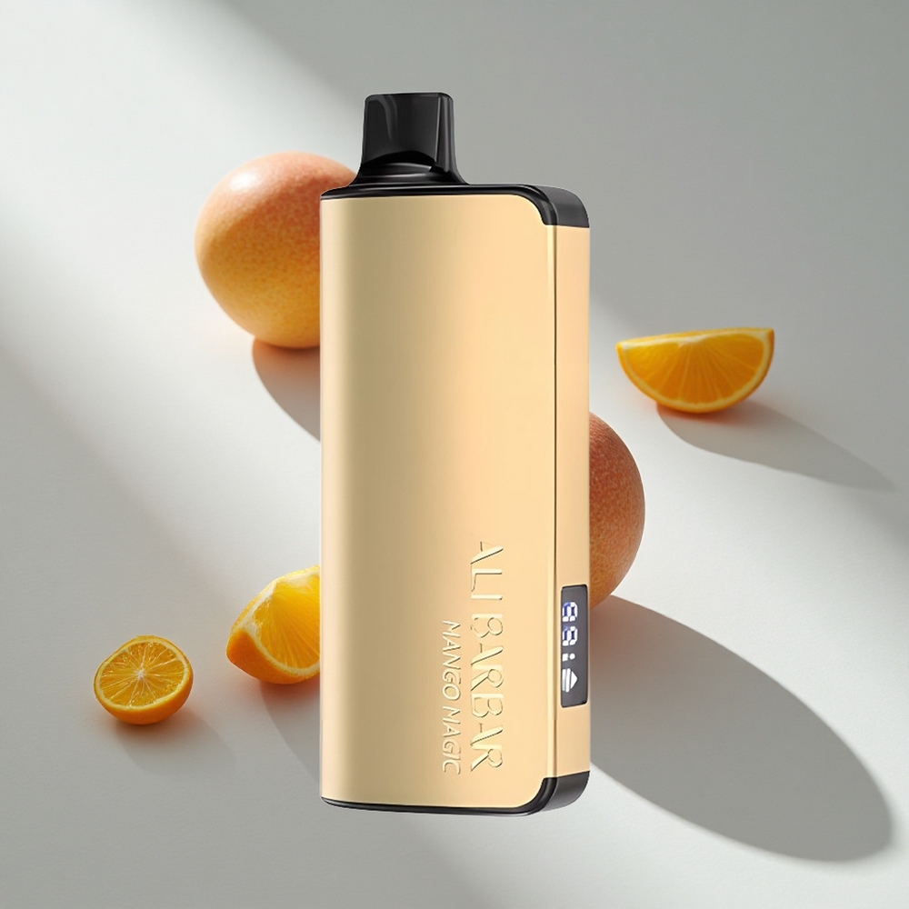 Alibarbar Ingot 9000 Puffs Mango Magic Disposable Vape LED Display