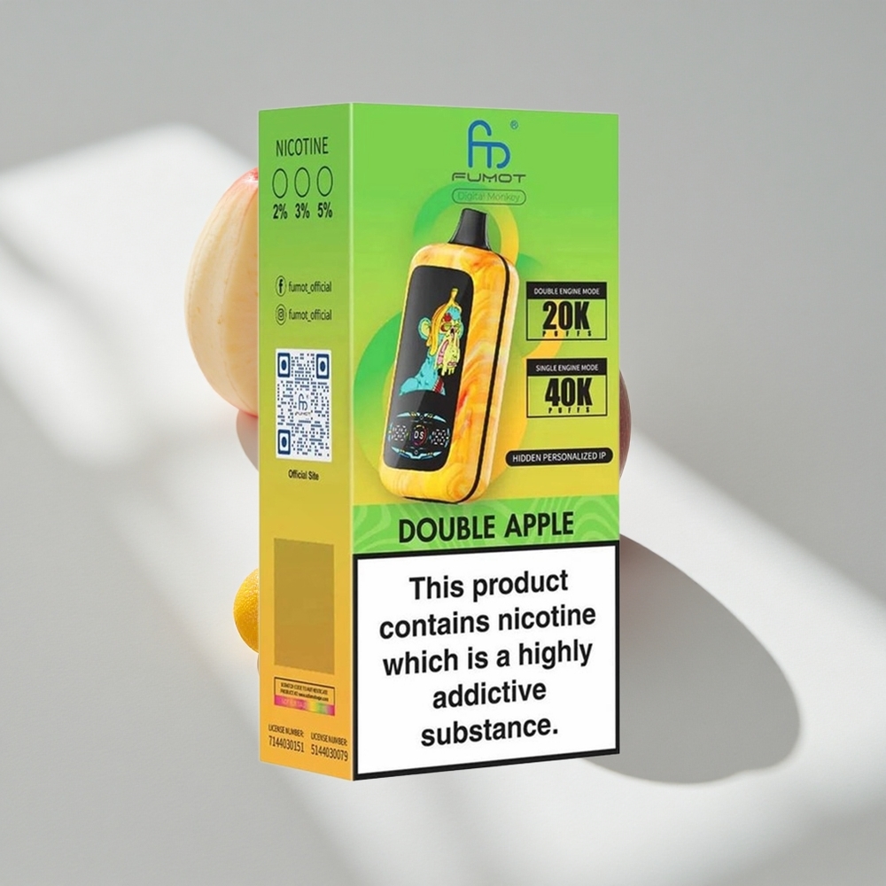Fumot Digital Monkey 40000 Double Apple Disposable Vape