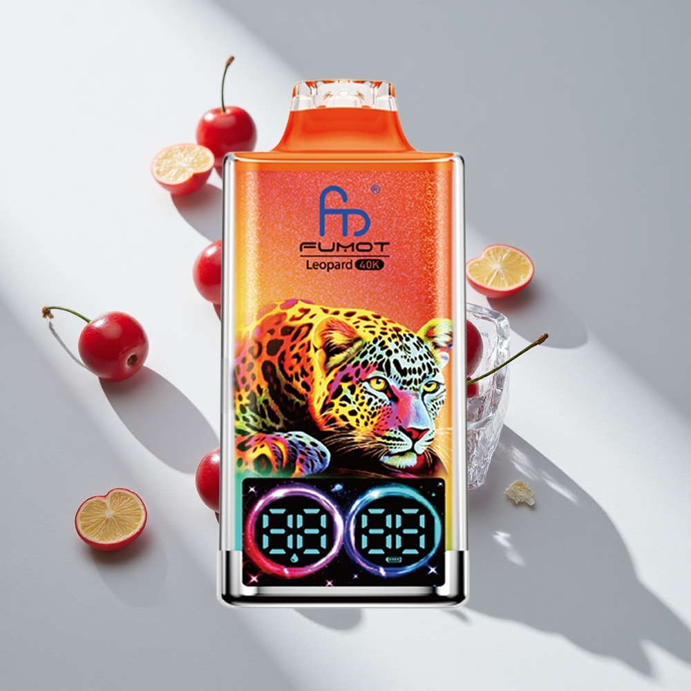 Fumot Leopard 40K Dual Mesh Disposable Vape Cherry Ice