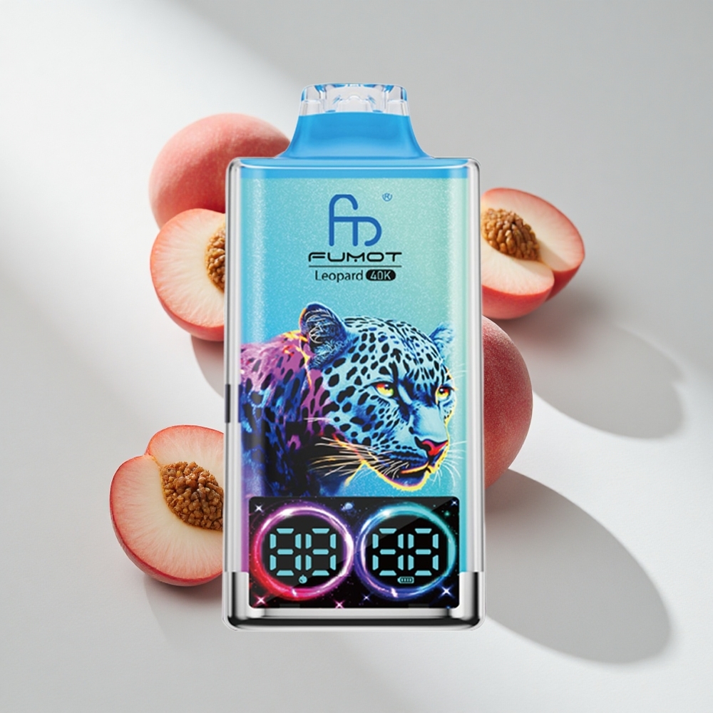 Fumot Leopard 40K Dual Mesh Peach Berry Disposable Vape