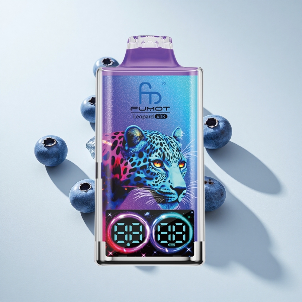 Fumot Leopard 40K Puffs Dual Mesh Disposable Vape Blueberry on Ice