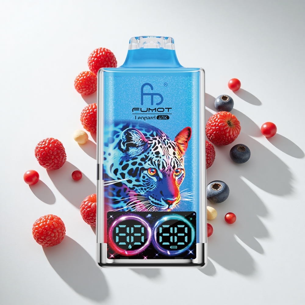 Fumot Leopard 40K Puffs Dual Mesh Mixed Berries Disposable Vape