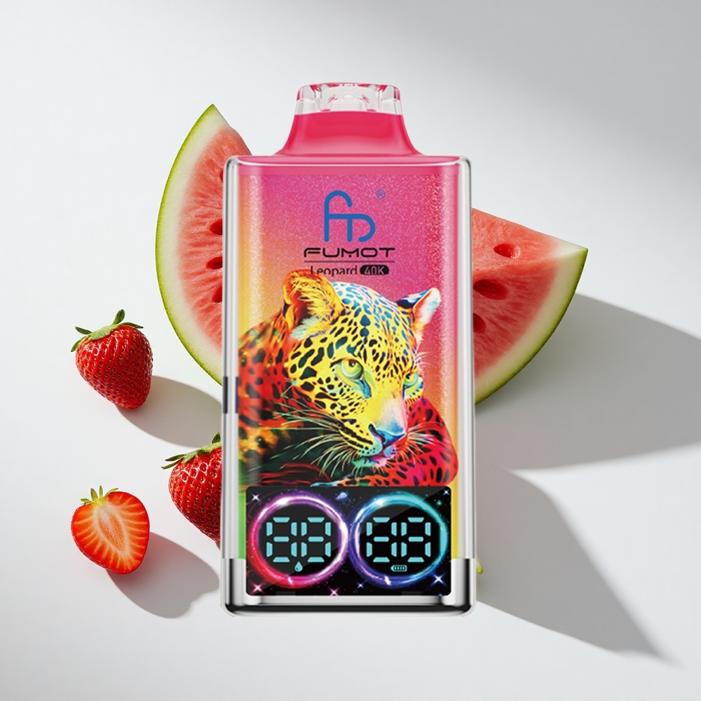 Fumot Leopard 40K Puffs Dual Mesh Strawberry Watermelon Disposable Vape