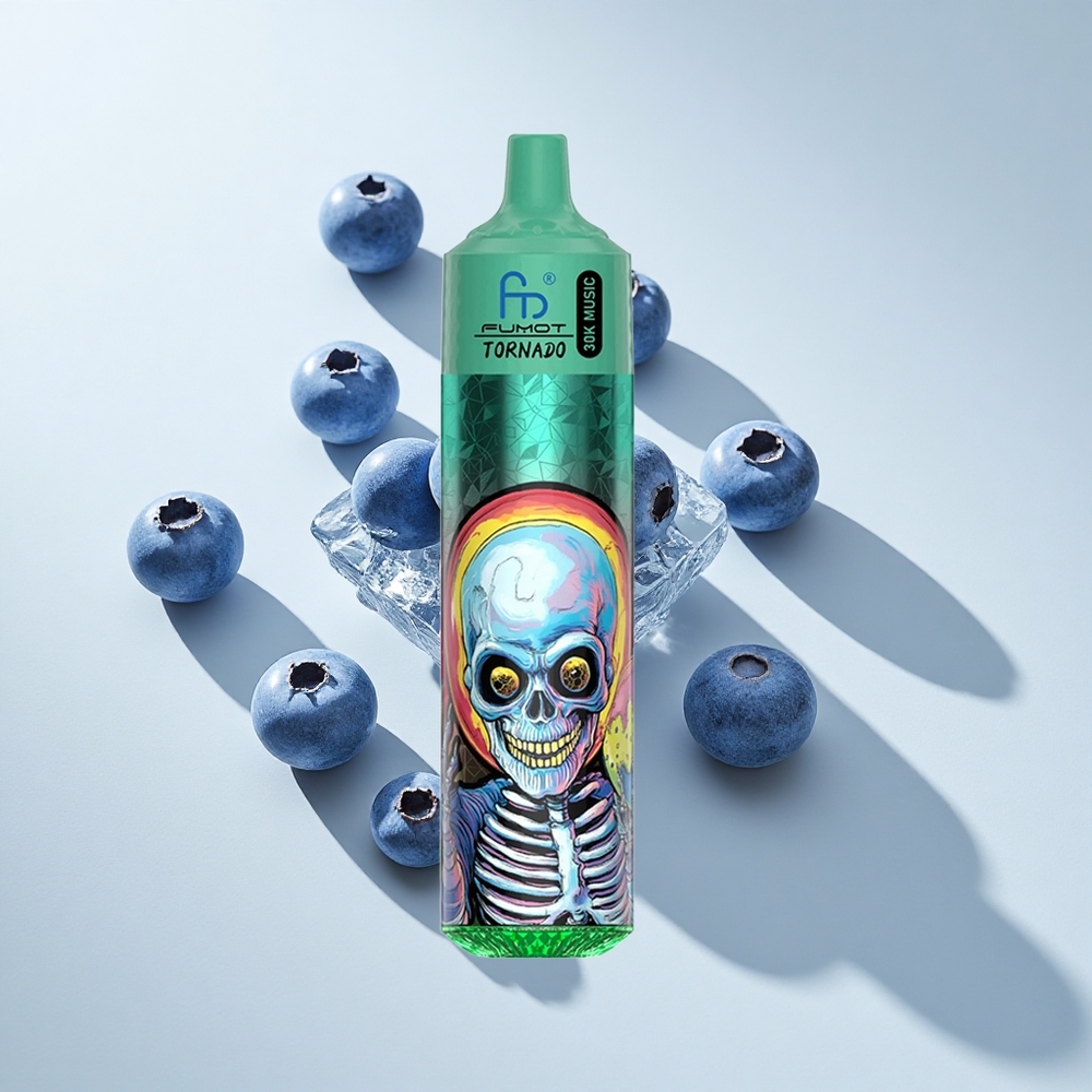 Fumot RandM Tornado 30000 Puffs Blueberry Ice LED Display