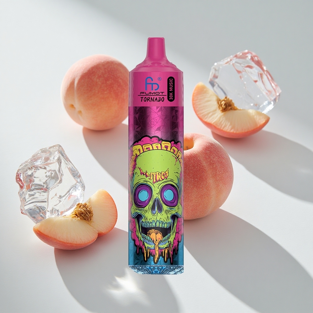Fumot RandM Tornado 30000 Puffs Peach Ice Disposable Vape