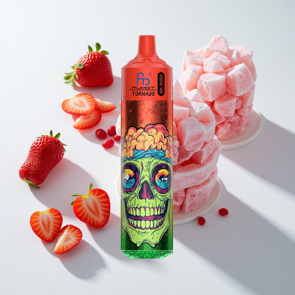 Fumot RandM Tornado 30000 Puffs Strawberry Berry Ice Disposable Vape