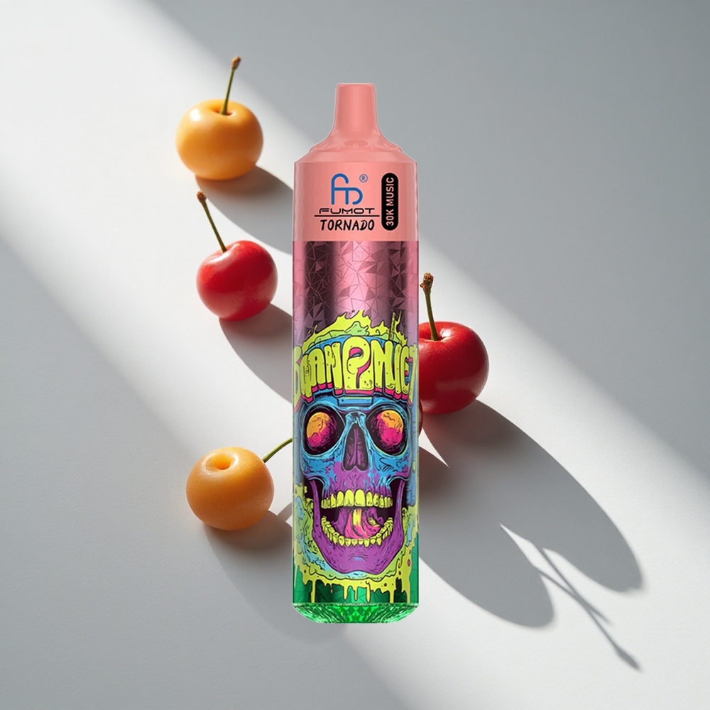Fumot RandM Tornado 30000 Puffs Triple Cherry LED Display