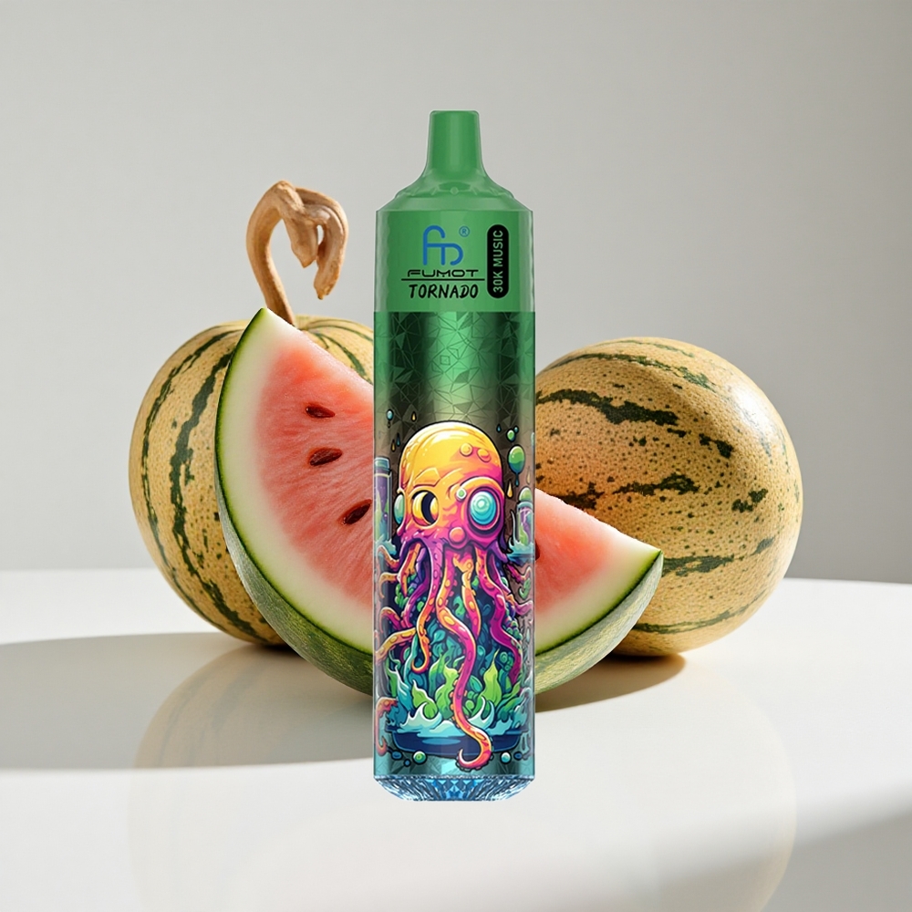 Fumot RandM Tornado 30000 Puffs Watermelon Cantaloupe LED Display