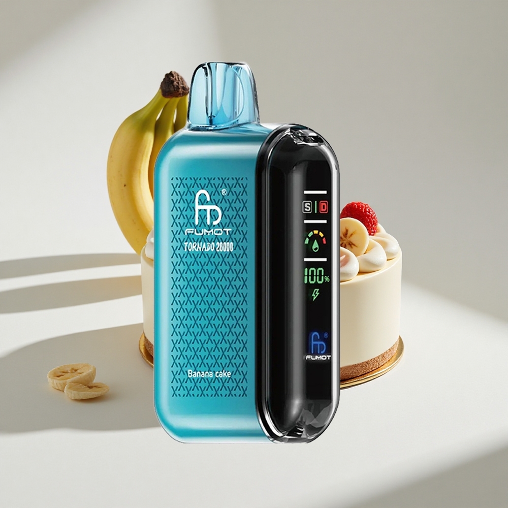 Fumot Tornado 20000 Puffs Banana Cake Dual Mesh Coil