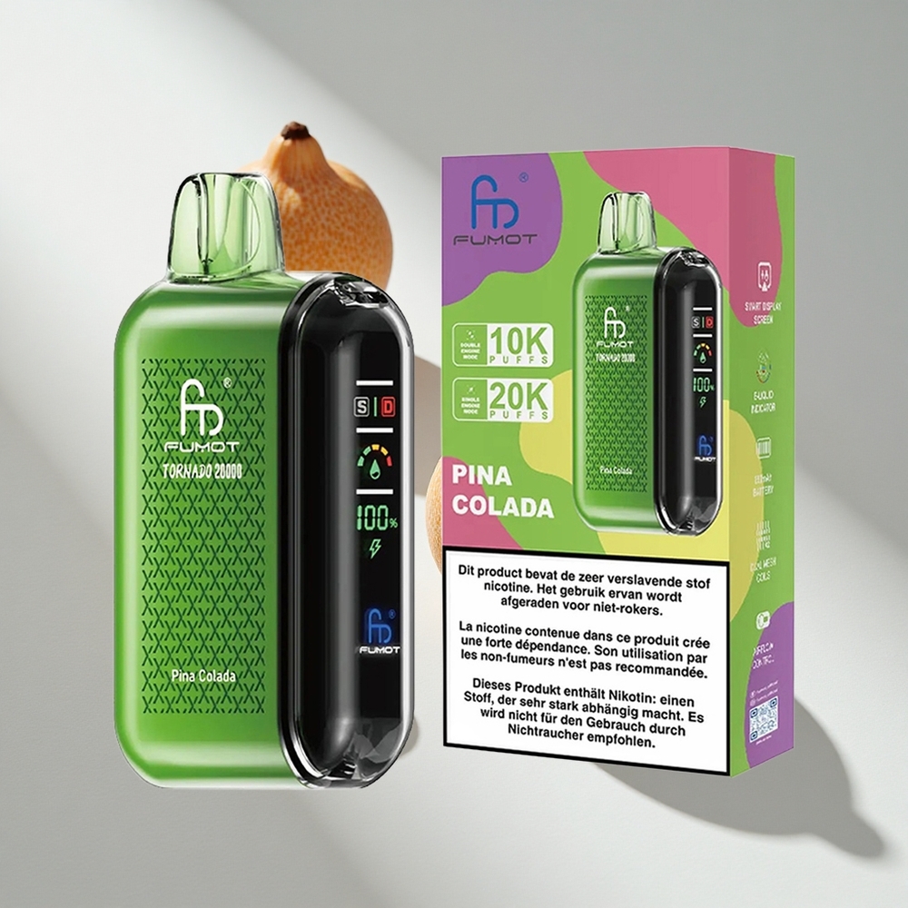 Fumot Tornado 20000 Puffs Disposable Vape Pina Colada 20ml