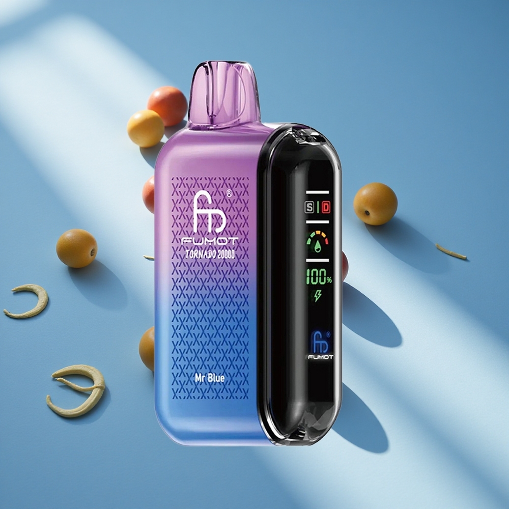 Fumot Tornado 20000 Puffs Dual Mesh Coil Mr Blue