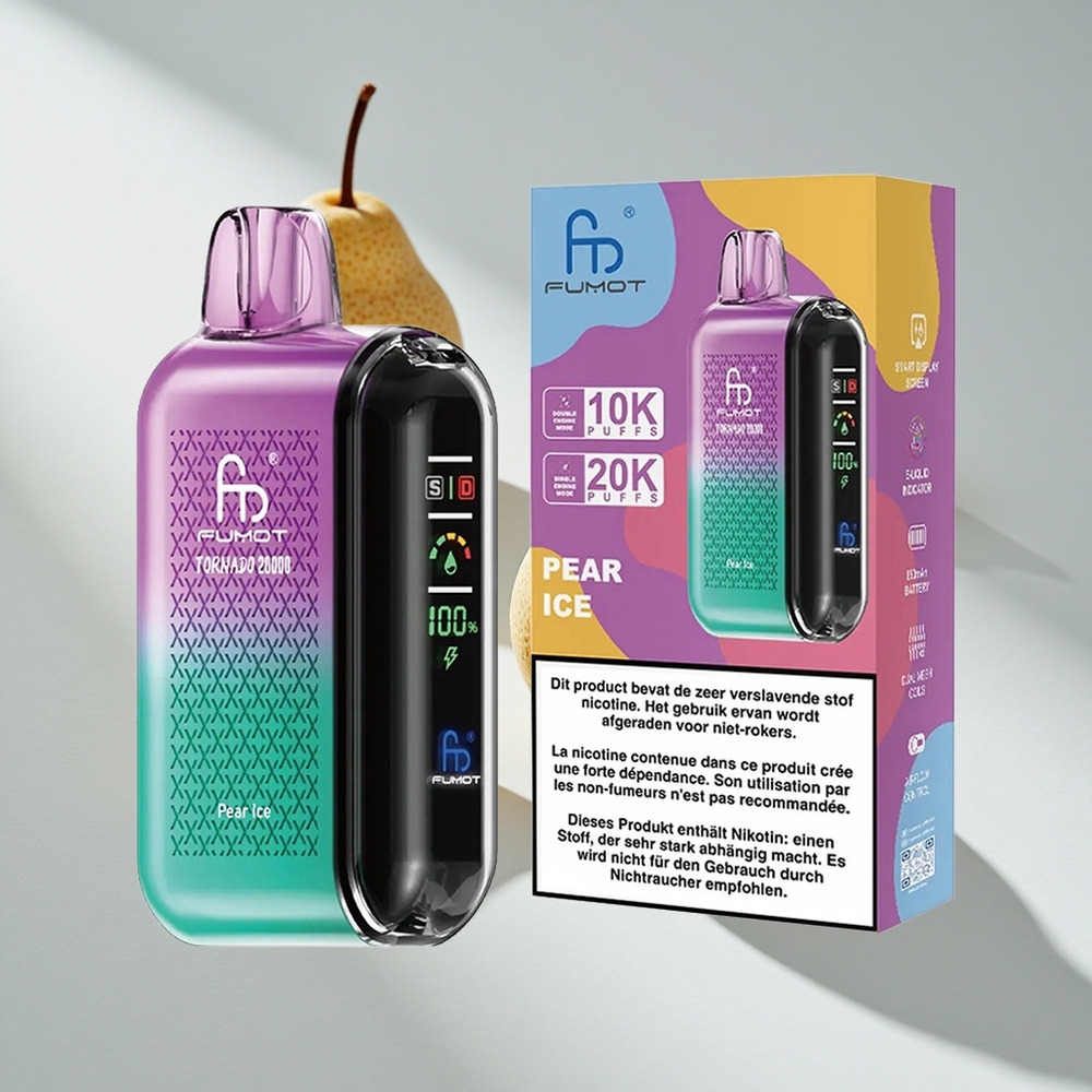 Fumot Tornado 20000 Puffs Pear Ice Dual Mesh Coil