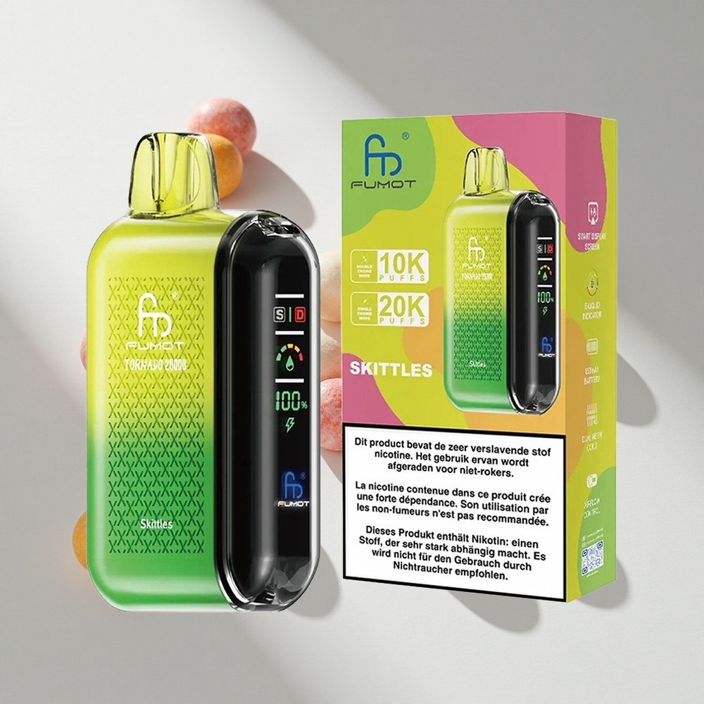 Fumot Tornado 20000 Skittles Dual Mesh Coil