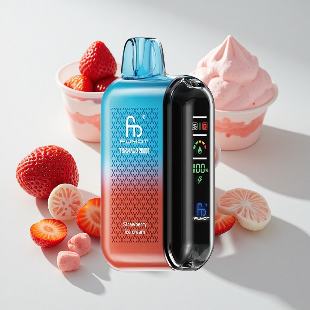 Fumot Tornado 20000 Strawberry Ice Cream Disposable Vape