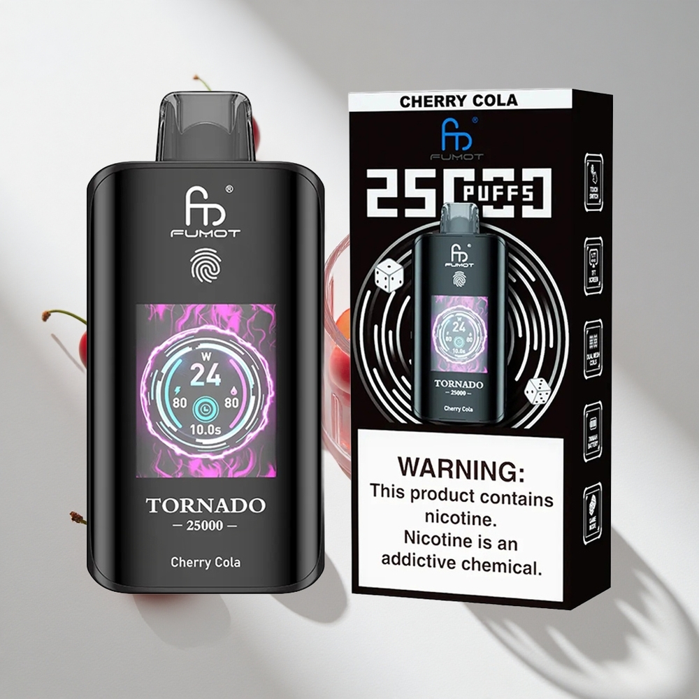 Fumot Tornado 25000 HD Screen Cherry Cola Disposable Vape