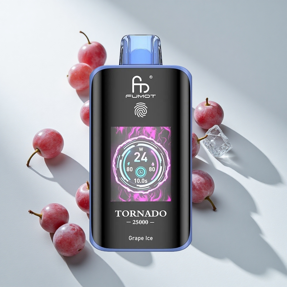 Fumot Tornado 25000 HD Screen Grape Ice Disposable Vape