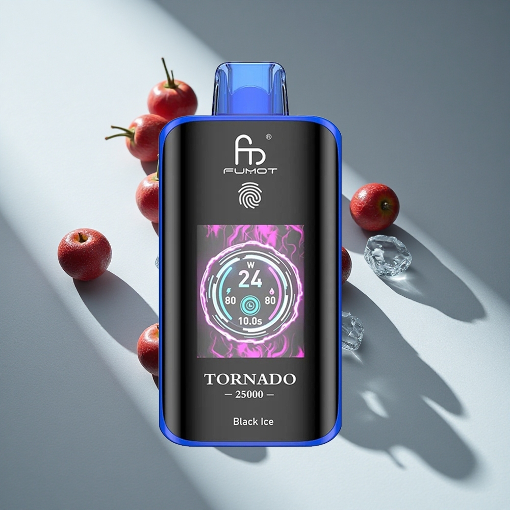 Fumot Tornado 25000 Puffs Black Ice HD Screen