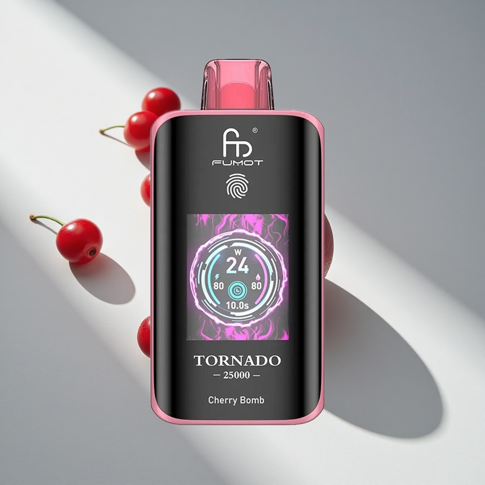 Fumot Tornado 25000 Puffs Cherry Bomb HD Screen