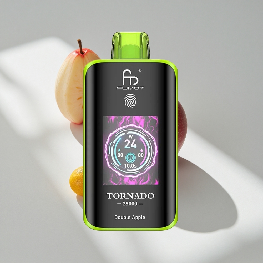 Fumot Tornado 25000 Puffs Double Apple HD Screen