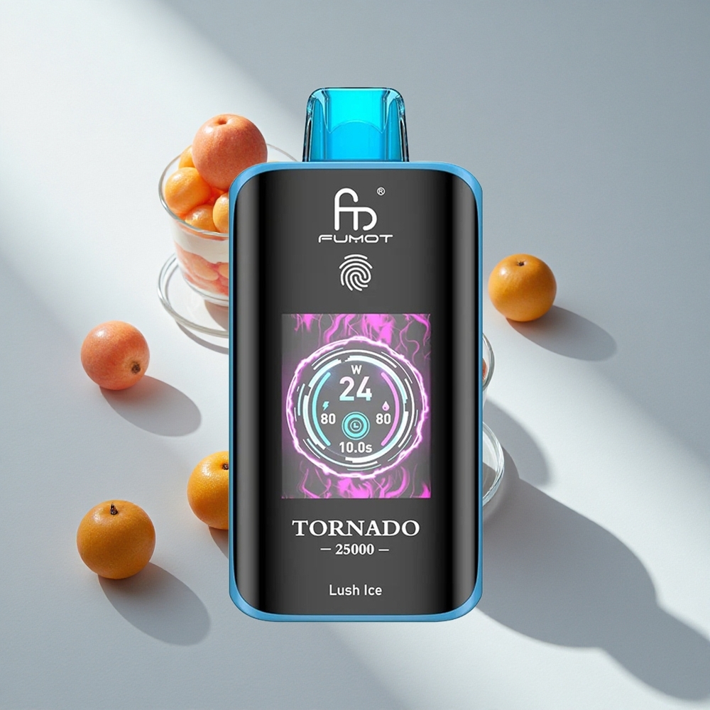 Fumot Tornado 25000 Puffs Lush Ice HD Screen
