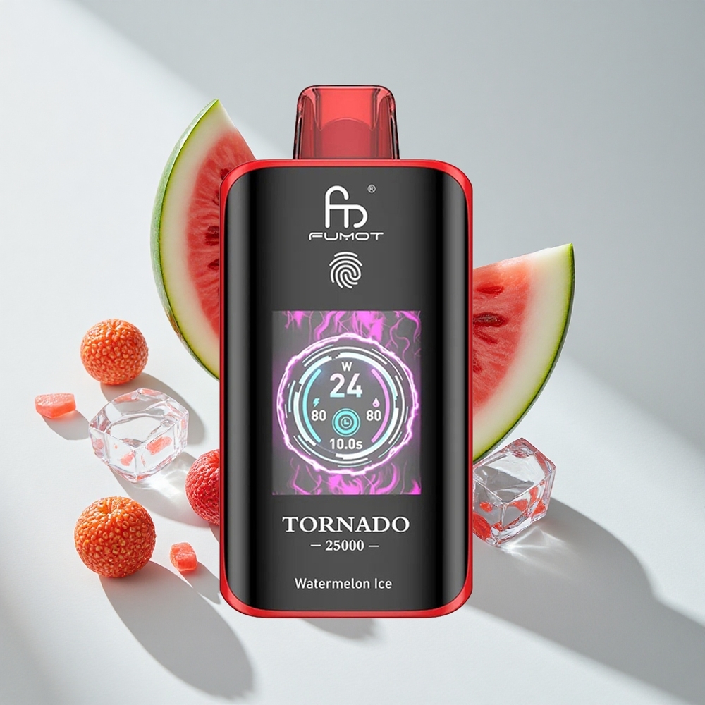 Fumot Tornado 25000 Puffs Watermelon Ice HD Screen