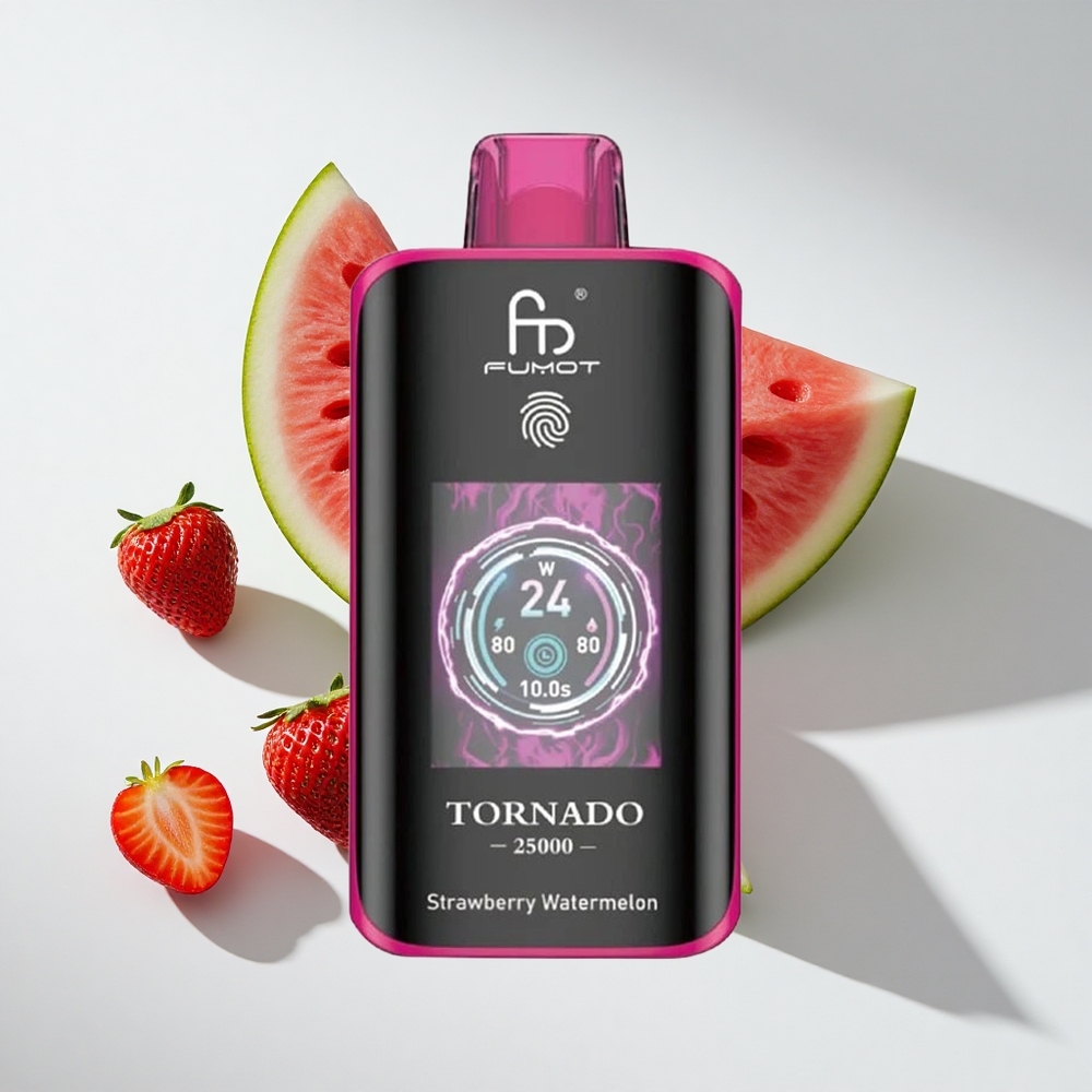 Fumot Tornado 25000 Strawberry Watermelon HD Screen