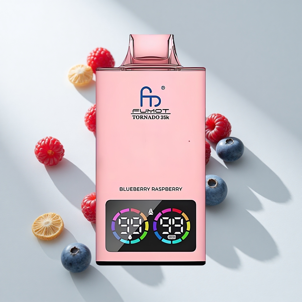 Fumot Tornado 25000 Puffs Dual Mesh Blueberry Raspberry