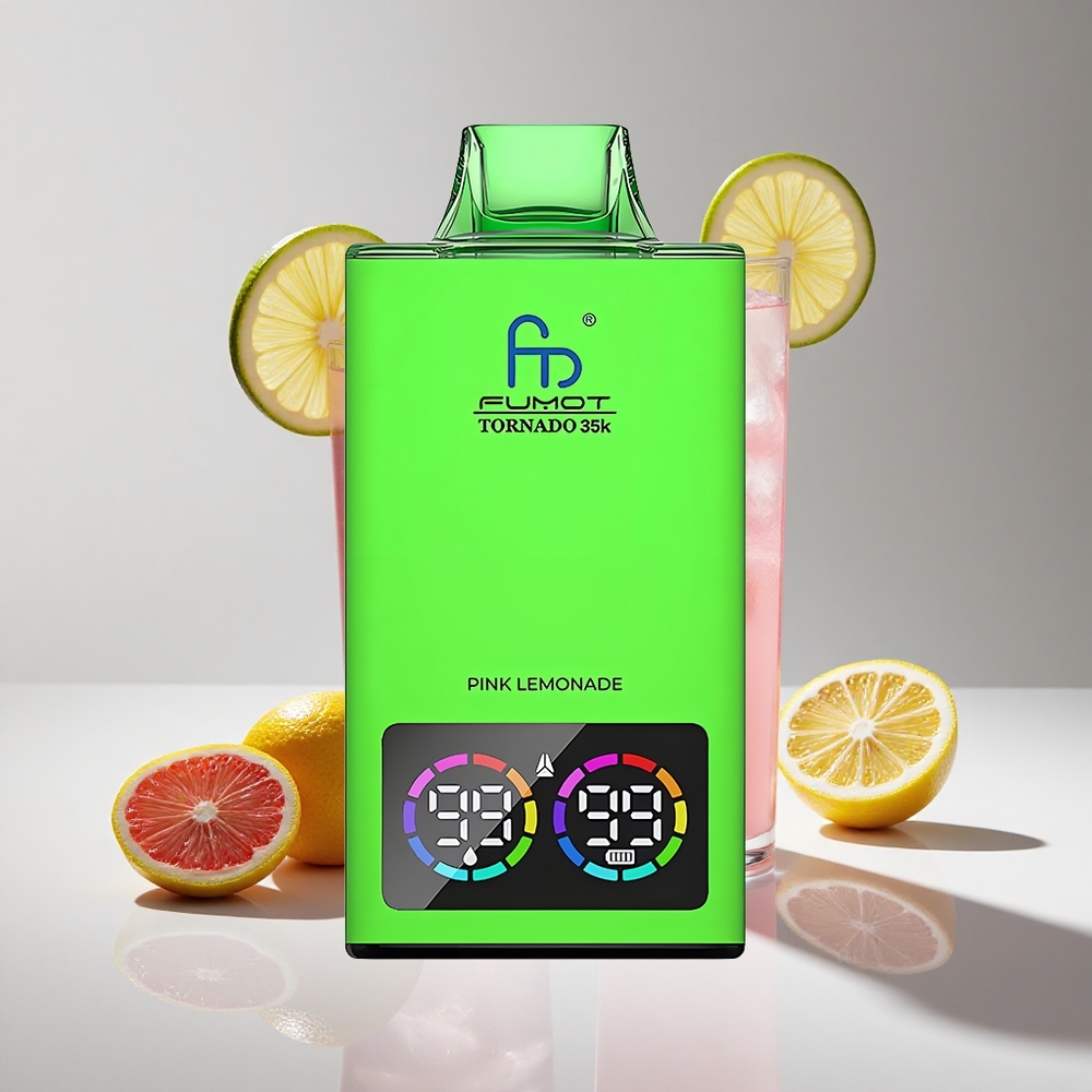 Fumot Tornado 25000 Puffs Dual Mesh Pink Lemonade Disposable Vape